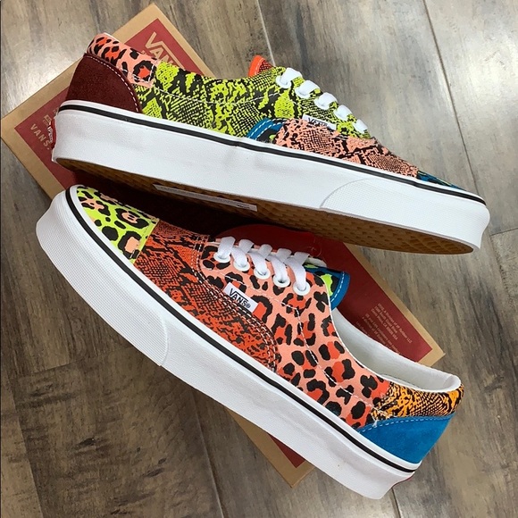 VANS ERA PATCHWORK LEOPARD/SNAKE women’s - Picture 4 of 16